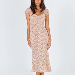 Midi dress - Princess Polly JUST LIKE HEAVEN MIDI DRESS Beige US 4